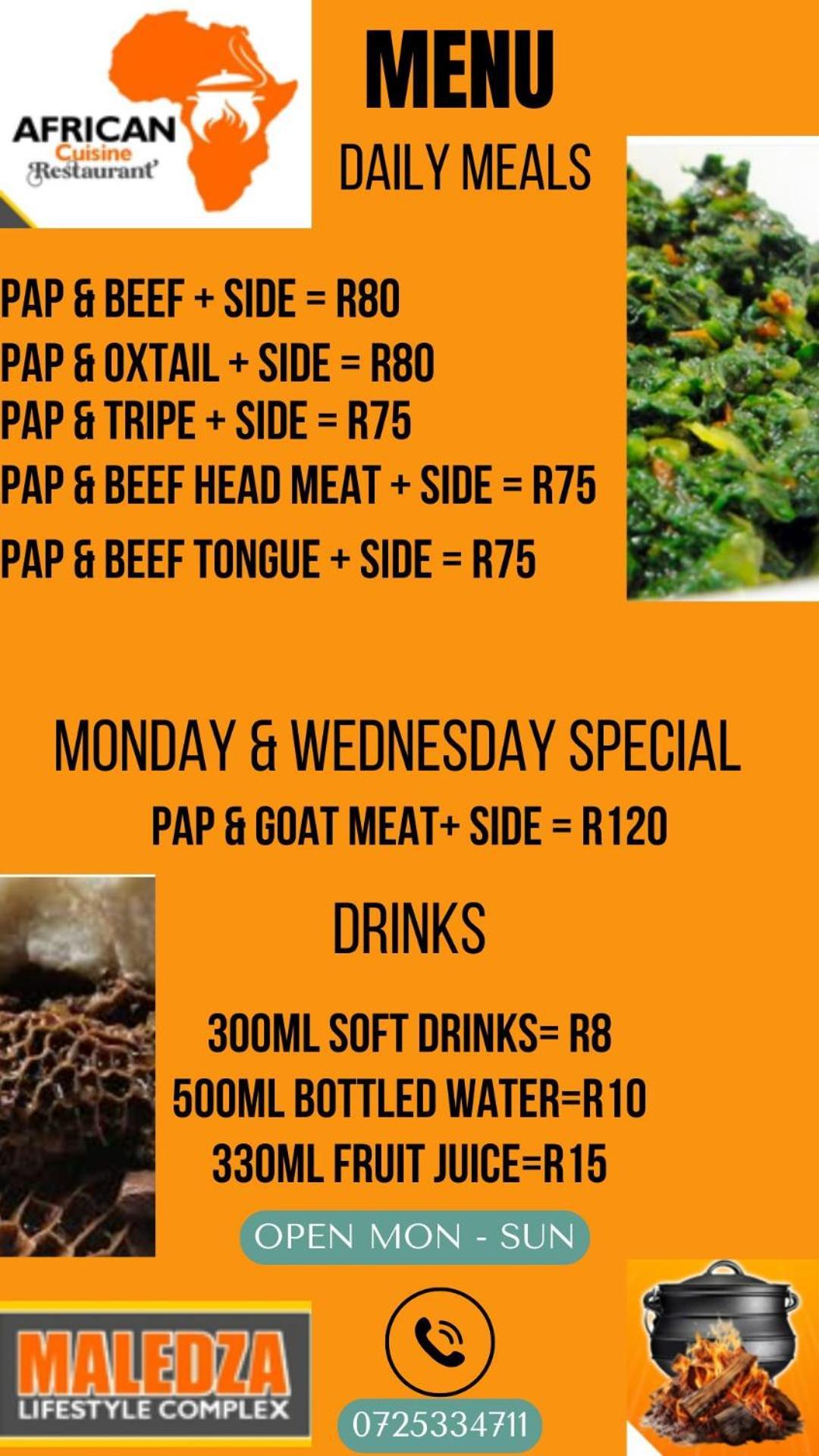 African Cuisine Restaurant Bed & Breakfast Giyani Ngoại thất bức ảnh